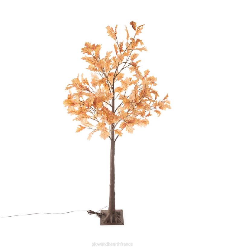 Plow & Hearth articles ménagers Chênes rouillés à éclairage électrique intérieur/extérieur 0BNZ1586