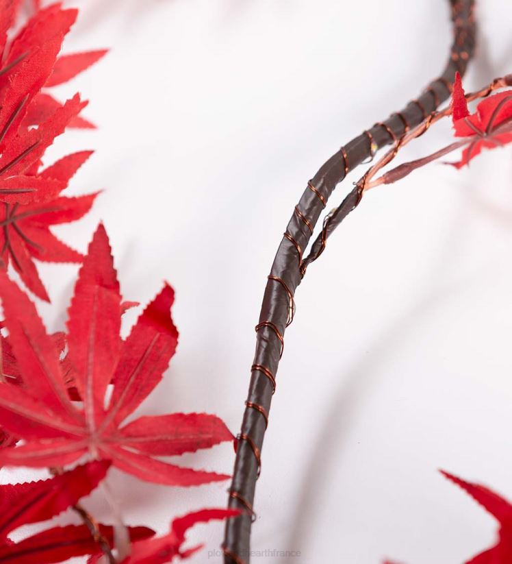 Plow & Hearth articles ménagers Guirlande de feuilles d'érable japonaise éclairée intérieur/extérieur avec 70 lumières 0BNZ1546