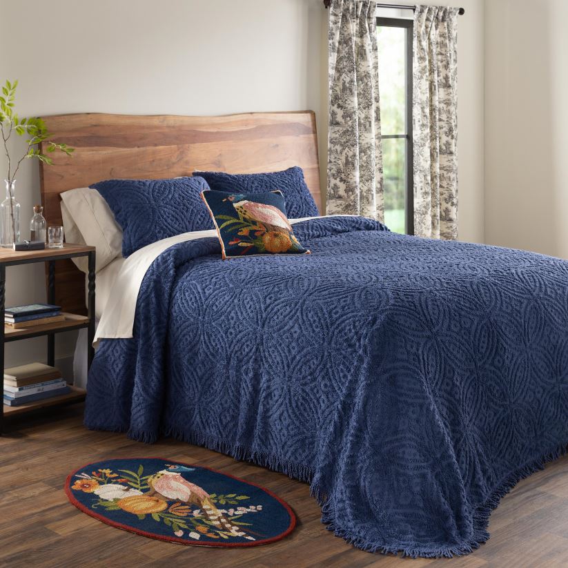 Plow & Hearth articles ménagers Tapis d'appoint en polypropylène crocheté à la main, faisan d'automne, intérieur/extérieur 0BNZ1523