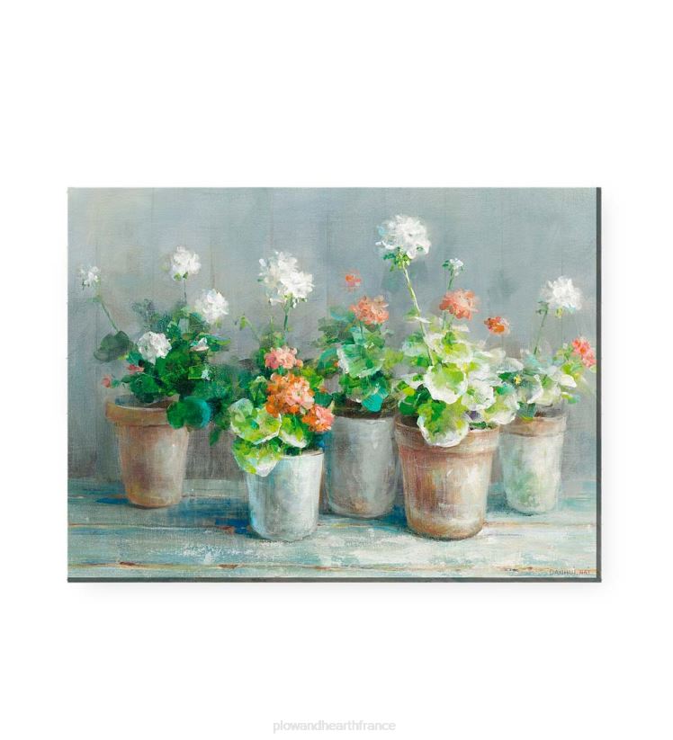 Plow & Hearth articles ménagers art mural sur toile intérieur/extérieur pur et simple 0BNZ1549