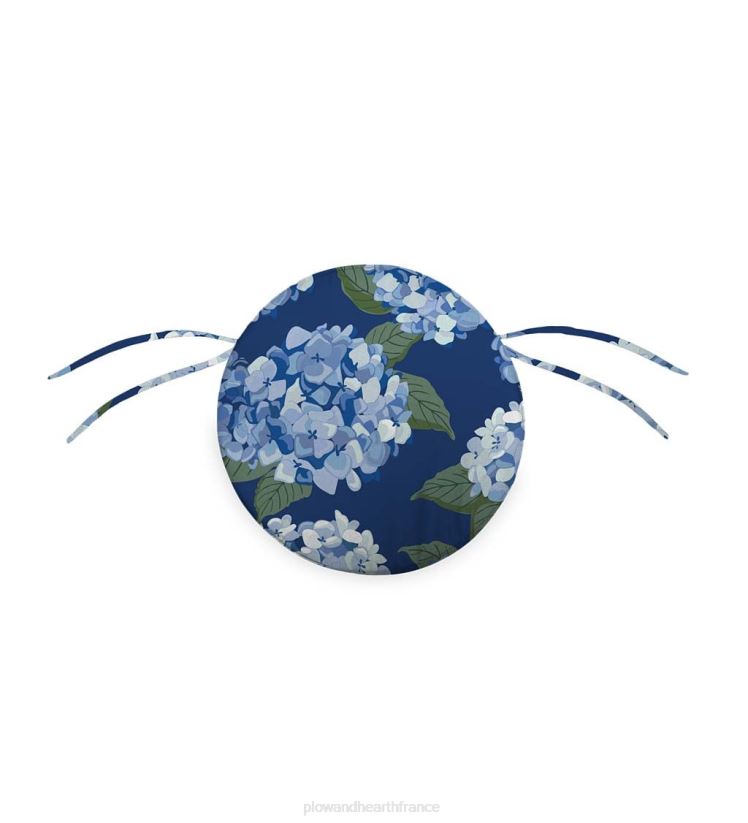 Plow & Hearth articles ménagers coussin de chaise rond classique avec attaches, 16