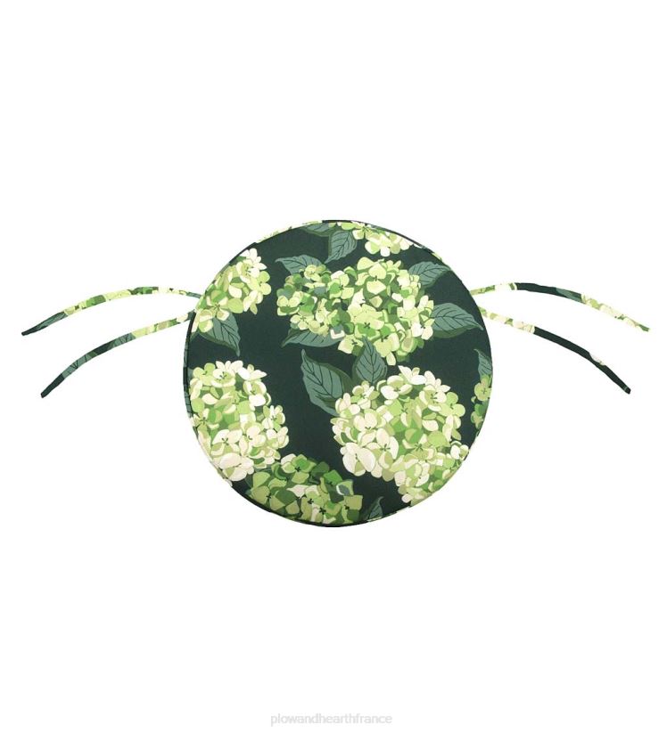 Plow & Hearth articles ménagers coussin de chaise rond classique avec attaches, 16