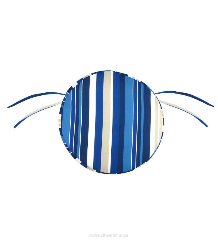 Plow & Hearth articles ménagers coussin de chaise rond classique avec attaches, 16