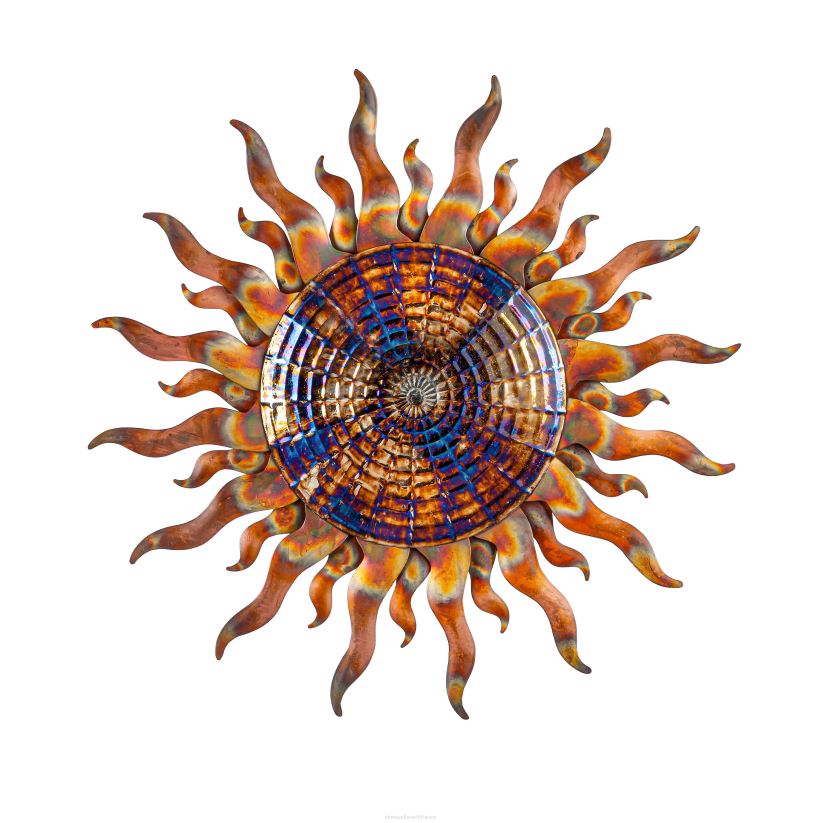 Plow & Hearth articles ménagers soleil en métal irisé art mural 0BNZ1514