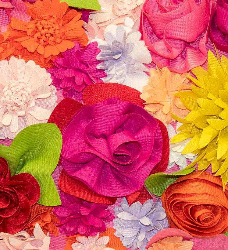 Plow & Hearth articles ménagers coussin coeur bouquet intérieur/extérieur - capri multi 0BNZ1264