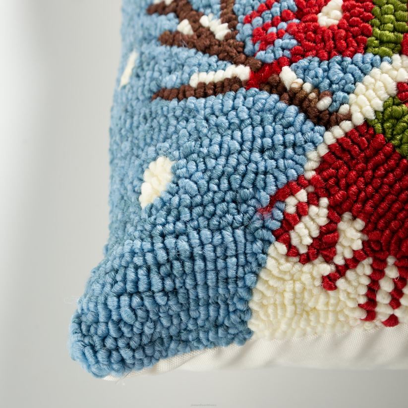 Plow & Hearth articles ménagers coussin décoratif bonhomme de neige en polypropylène accroché intérieur/extérieur 0BNZ1217