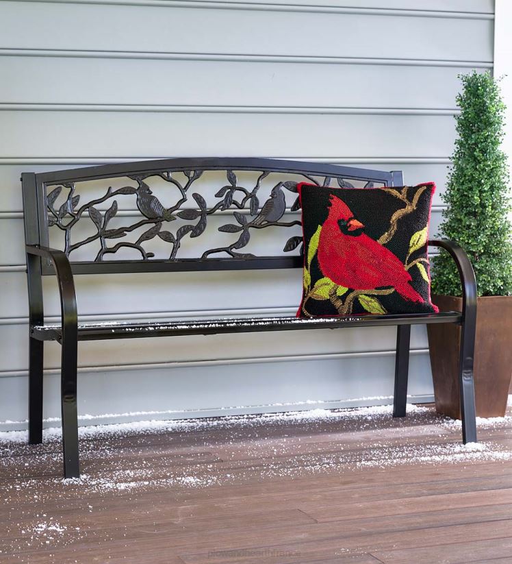 Plow & Hearth articles ménagers coussin décoratif cardinal accroché intérieur/extérieur 0BNZ1218