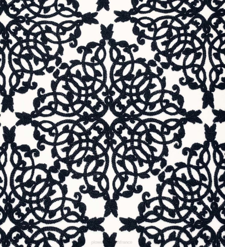 Plow & Hearth articles ménagers coussin décoratif en dentelle brodée intérieur/extérieur - jaune 0BNZ3186