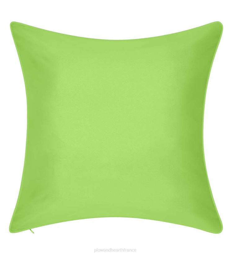 Plow & Hearth articles ménagers coussin décoratif en dentelle brodée intérieur/extérieur - jaune 0BNZ3186