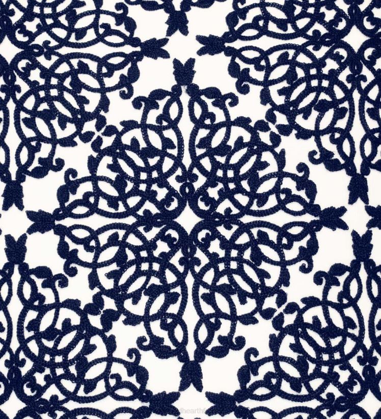 Plow & Hearth articles ménagers coussin décoratif en dentelle brodée intérieur/extérieur - jaune 0BNZ3186