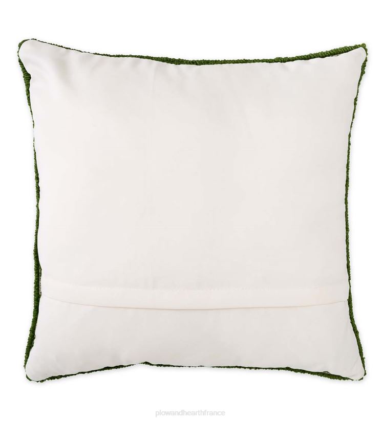 Plow & Hearth articles ménagers coussin décoratif en polypropylène accroché à des tulipes roses d'intérieur/extérieur 0BNZ1254