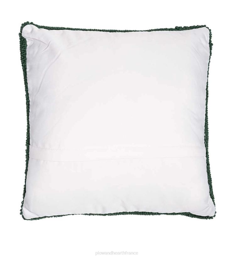 Plow & Hearth articles ménagers coussin décoratif en polypropylène accroché à la main en géranium intérieur/extérieur 0BNZ1247