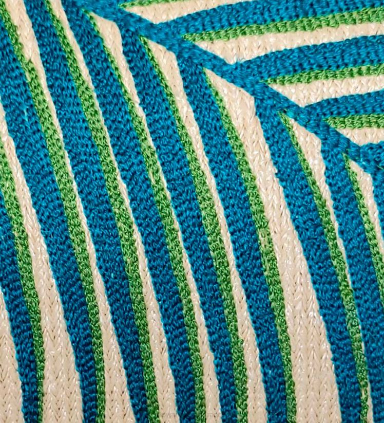 Plow & Hearth articles ménagers coussin de fronde brodé du jardin botanique de New York - noir 0BNZ1249