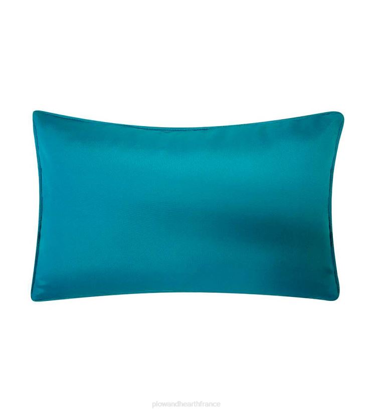 Plow & Hearth articles ménagers coussin de fronde brodé du jardin botanique de New York - noir 0BNZ1249