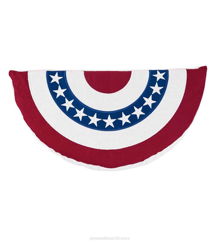 Plow & Hearth articles ménagers coussin en tranches de drapeau étoilé intérieur/extérieur 0BNZ1270