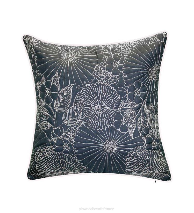 Plow & Hearth articles ménagers coussin floral à lignes fines intérieur/extérieur 0BNZ1263