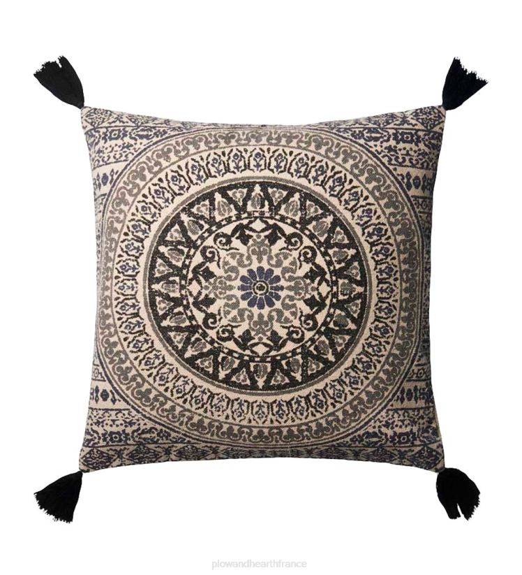 Plow & Hearth articles ménagers coussin mandala 22" carré 0BNZ2479