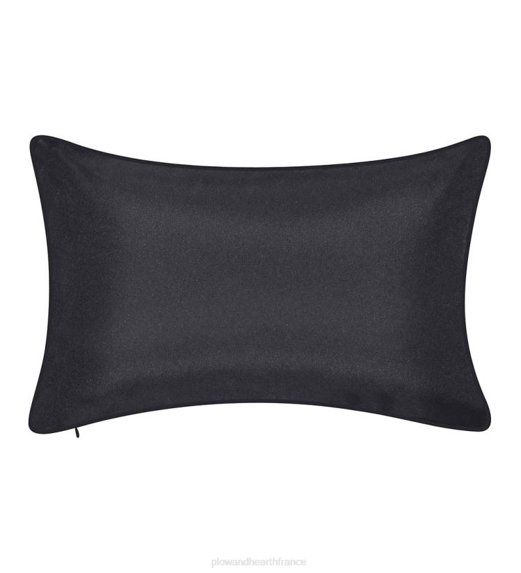 Plow & Hearth articles ménagers oreiller lombaire libellule brodé intérieur/extérieur - marine 0BNZ1252