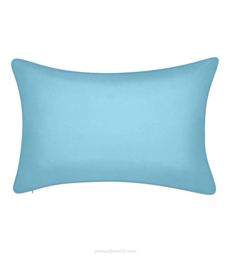 Plow & Hearth articles ménagers oreiller lombaire libellule brodé intérieur/extérieur - marine 0BNZ1252