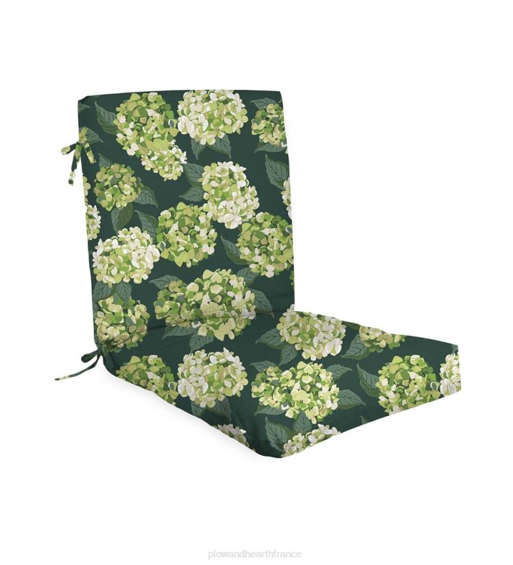 Plow & Hearth articles ménagers coussin de fauteuil club classique avec attaches, 22