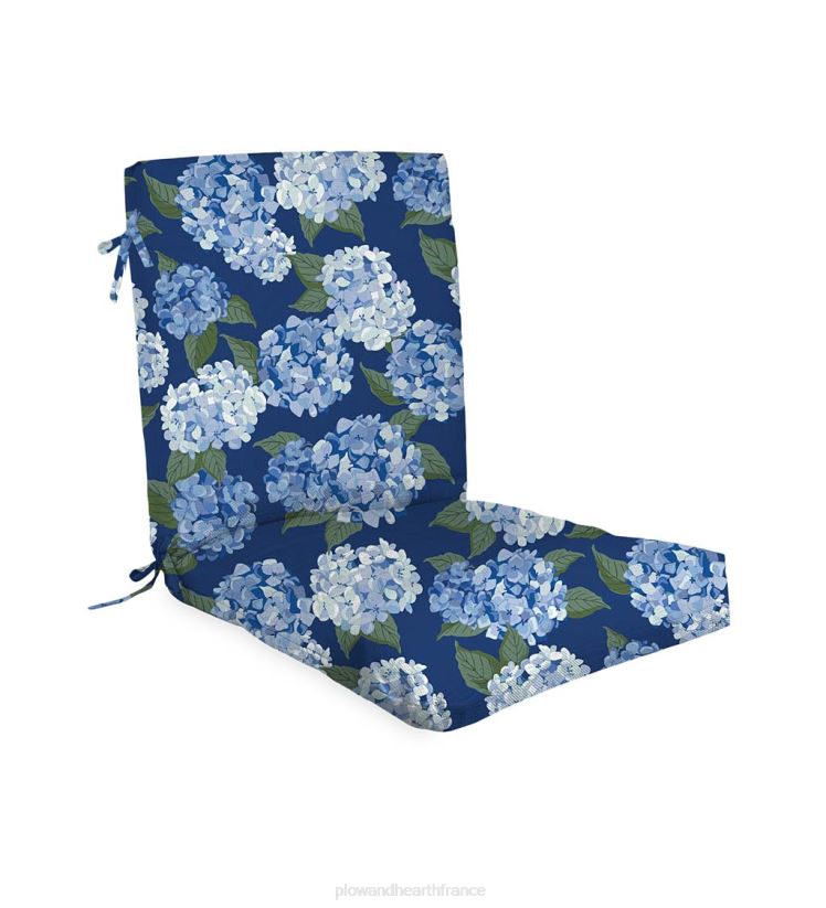 Plow & Hearth articles ménagers coussin de fauteuil club classique avec attaches, 22