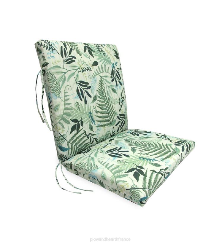 Plow & Hearth articles ménagers coussin de fauteuil club classique avec attaches, 22