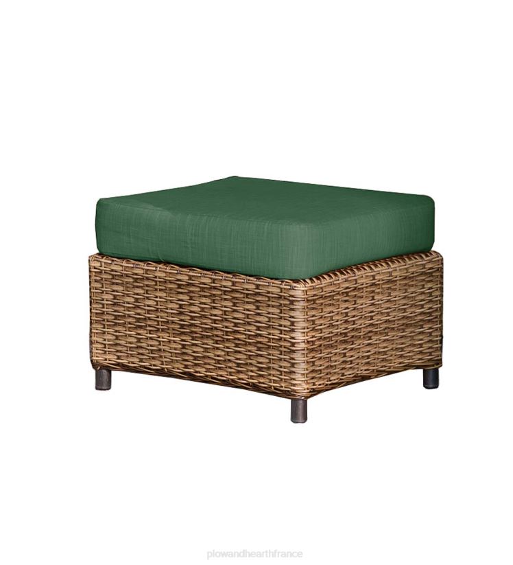 Plow & Hearth articles ménagers coussin de remplacement pour pouf de meuble Claremont - vert forêt 0BNZ1208