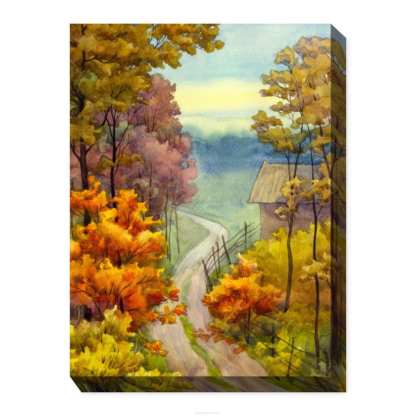 Plow & Hearth articles ménagers art mural sur toile intérieur/extérieur route de randonnée 0BNZ1653