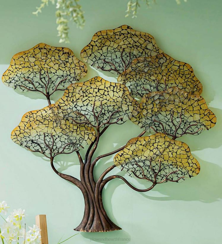 Plow & Hearth articles ménagers décoration murale arbre en mosaïque 0BNZ2398