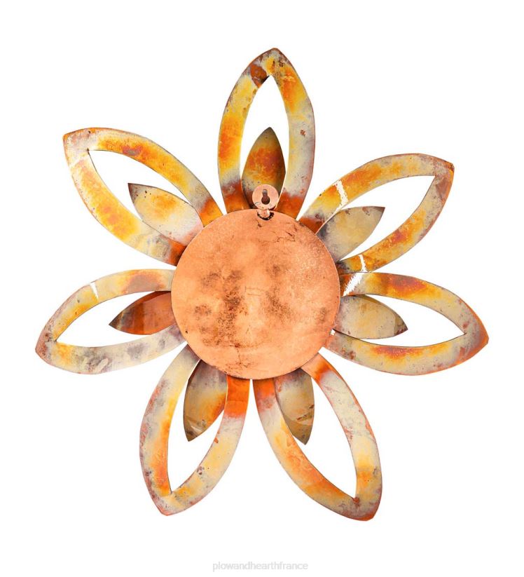 Plow & Hearth articles ménagers décoration murale extérieure florale en cuivre 0BNZ1641