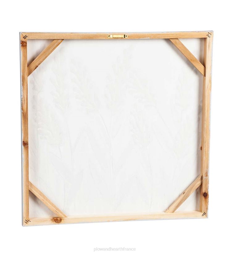 Plow & Hearth articles ménagers décoration murale lilas en toile peinte à la main 0BNZ2527