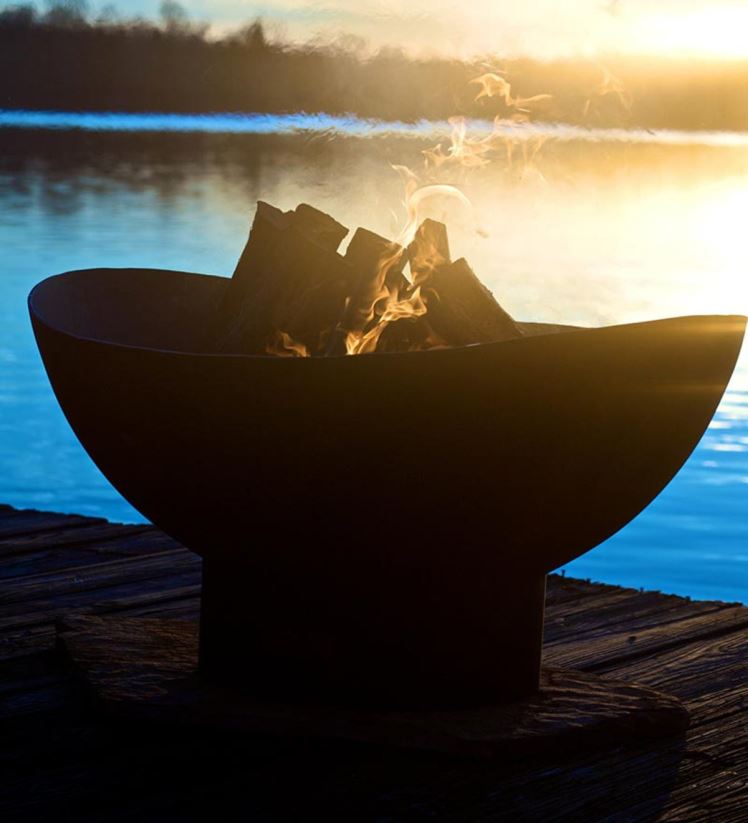 Plow & Hearth articles ménagers Foyer de pétoncles par Firepit Art, fabriqué aux États-Unis 0BNZ1612