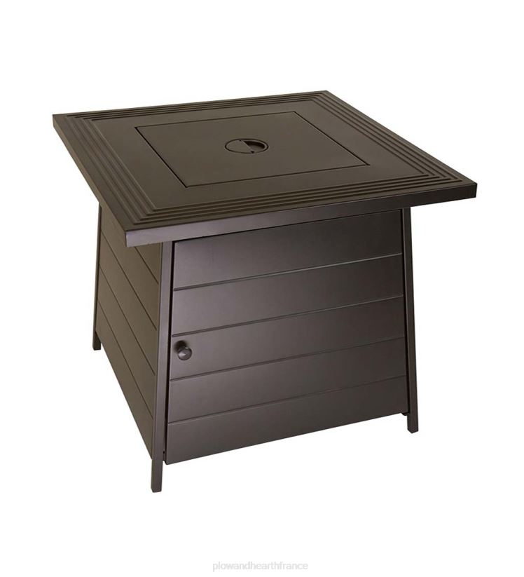 Plow & Hearth articles ménagers Foyer extérieur au gaz propane Cason avec manteau en acier, 28