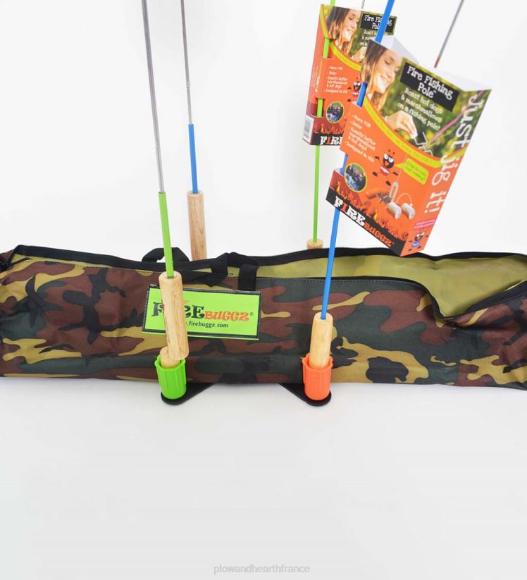 Plow & Hearth articles ménagers Pack amusant de cuisine pour feu de camp 6 pièces avec sac camouflage - camouflage 0BNZ1623