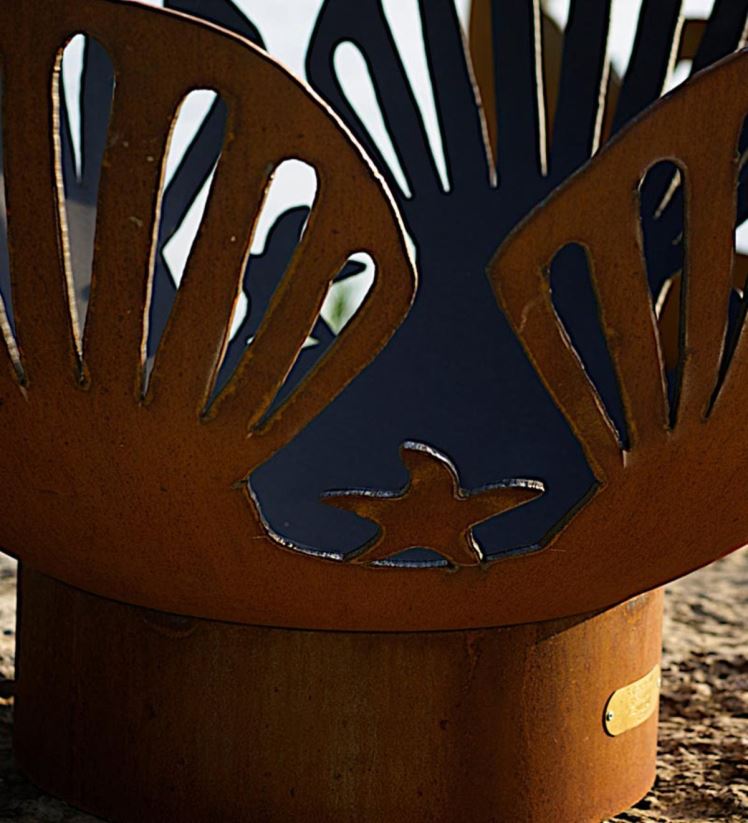 Plow & Hearth articles ménagers art de foyer de fabrication américaine, coquillages de plage pieds nus et foyer d'étoile de mer 0BNZ1627