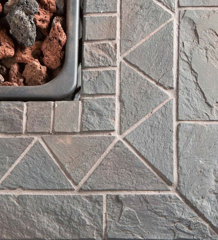 Plow & Hearth articles ménagers foyer au gaz propane en osier 0BNZ1622