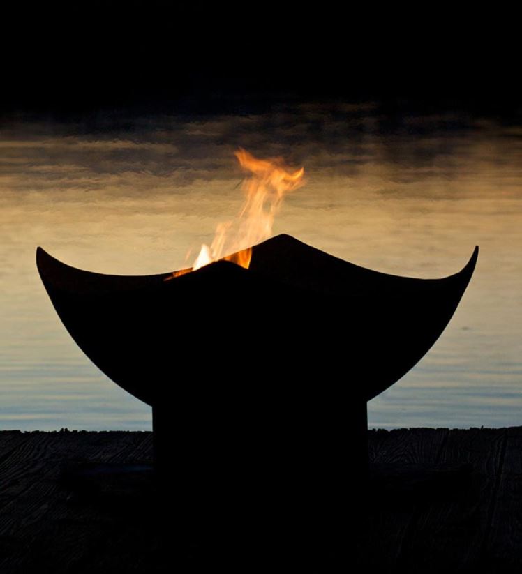 Plow & Hearth articles ménagers foyer d'art de foyer de fabrication américaine, foyer de raie manta 0BNZ1610