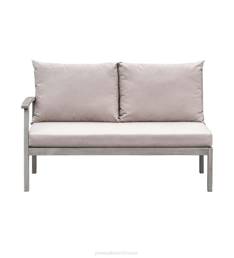 Plow & Hearth articles ménagers Ensemble de canapé sectionnel d'extérieur Ridgewind avec table basse 0BNZ1133