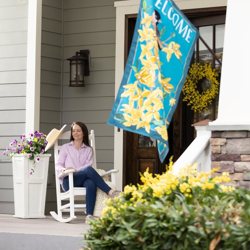 Plow & Hearth articles ménagers chaise à bascule en polywood - vert 0BNZ1116