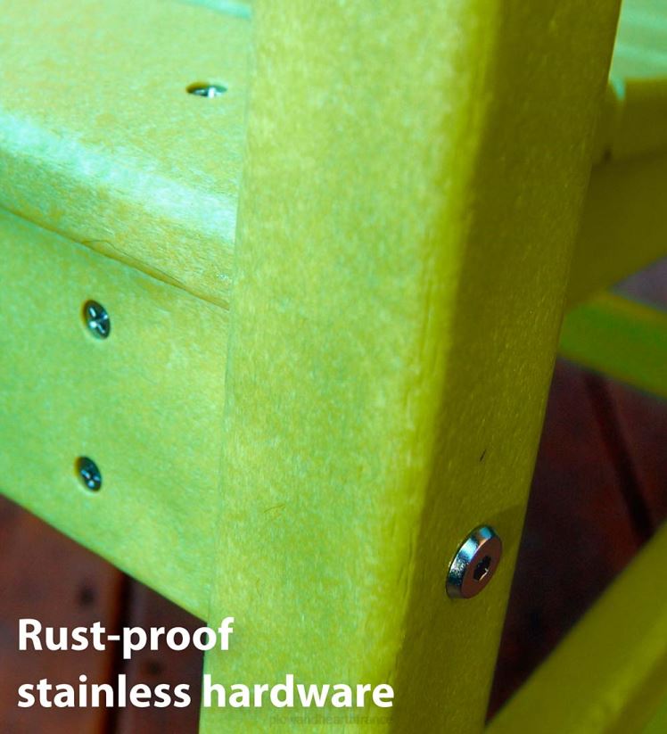 Plow & Hearth articles ménagers chaise à bascule en polywood - vert 0BNZ1116