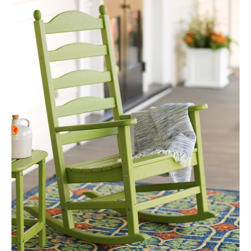 Plow & Hearth articles ménagers chaise à bascule en polywood - vert 0BNZ1116