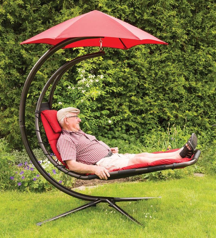 Plow & Hearth articles ménagers chaise longue suspendue de rêve - turquoise 0BNZ1148