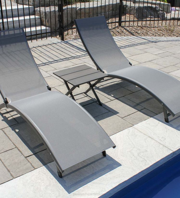 Plow & Hearth articles ménagers ensemble de salon Coral Springs - bleu hawaii/cadre noir 0BNZ1186