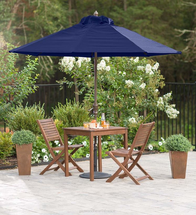 Plow & Hearth articles ménagers mobilier de bistro extérieur en bois d'eucalyptus 0BNZ1080