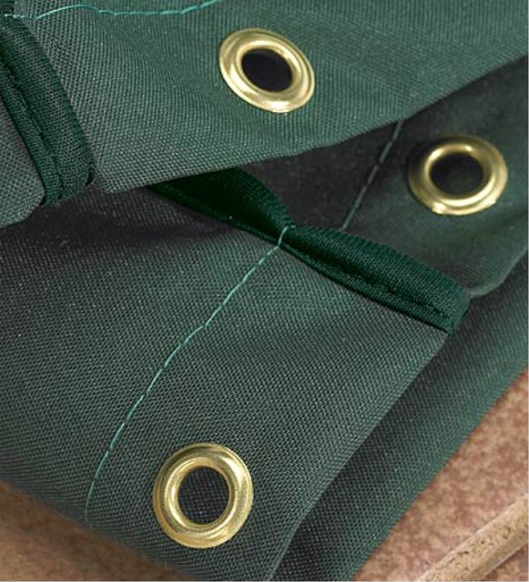 Plow & Hearth articles ménagers sac de rangement pour coussins d'extérieur classique toutes saisons - vert 0BNZ1129