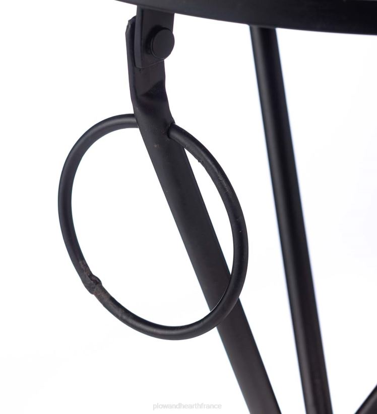 Plow & Hearth articles ménagers table d'appoint pliante à croquis floral intérieur/extérieur 0BNZ1184