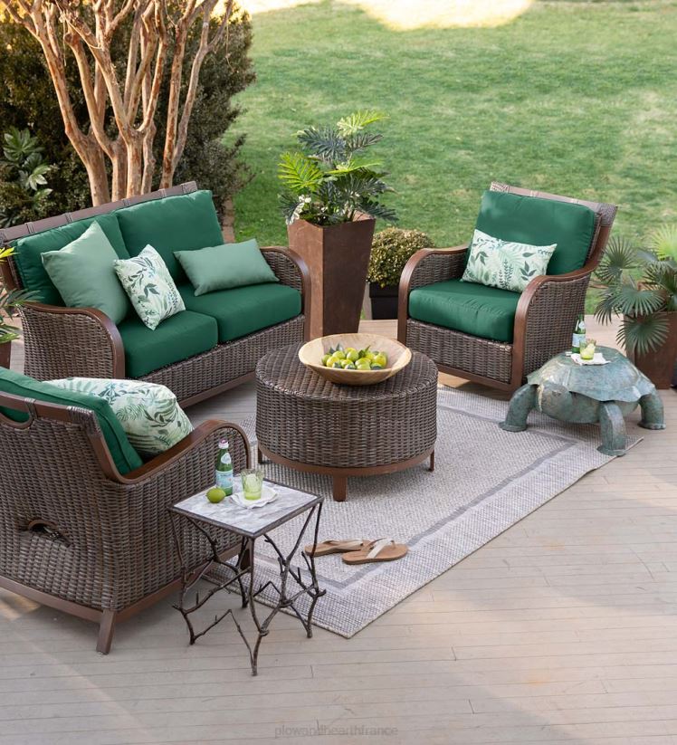 Plow & Hearth articles ménagers table d'appoint tortue en métal peint à la main 0BNZ1179