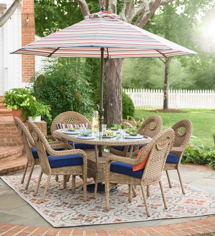 Plow & Hearth articles ménagers table et chaises de salle à manger ovales Prospect Hill 0BNZ1093