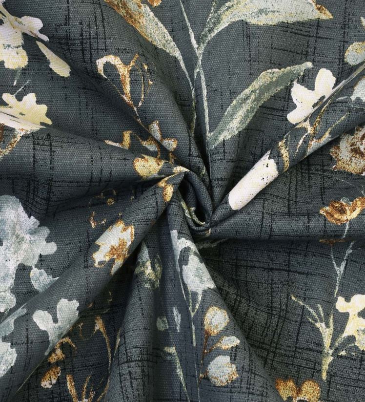 Plow & Hearth articles ménagers Paire de rideaux d'aspect lin floral rockport avec embrasses, 84