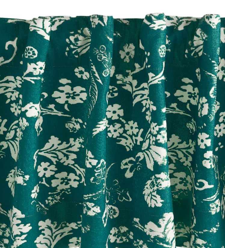 Plow & Hearth articles ménagers Panneau de rideau isolé à passe-tringle en damassé floral, 42